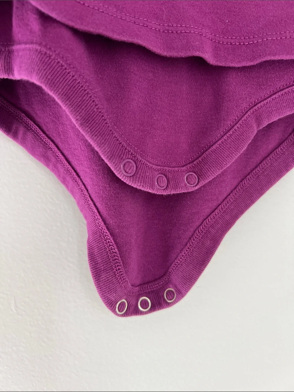 Gymboree | 100% Cotton Plum Lamb Applique Long Sleeve Top Bodysuit Size 12-18M